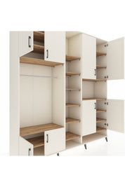 Hyperion Dolap 18 Raflı 8 Kapaklı Tek Askılı 220x44x243 - S553M051V06B