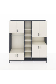 Hyperion Dolap 18 Raflı 8 Kapaklı Tek Askılı 220x44x243 - S553M051V13B