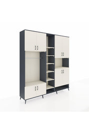 Hyperion Dolap 18 Raflı 8 Kapaklı Tek Askılı 220x44x243 - S553M051V13B