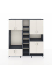 Hyperion Dolap 18 Raflı 8 Kapaklı Tek Askılı 220x44x243 - S553M051V14B