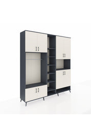 Hyperion Dolap 18 Raflı 8 Kapaklı Tek Askılı 220x44x243 - S553M051V14B
