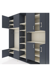 Hyperion Dolap 18 Raflı 8 Kapaklı Tek Askılı 220x44x243 - S553M051V16B