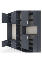 Hyperion Dolap 18 Raflı 8 Kapaklı Tek Askılı 220x44x243 - S553M051V17B
