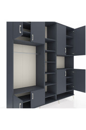 Hyperion Dolap 18 Raflı 8 Kapaklı Tek Askılı 220x44x243 - S553M051V17B