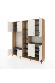 Hyperion Dolap 18 Raflı 8 Kapaklı Tek Askılı 220x44x243 - S553M051V23B