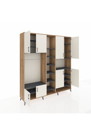 Hyperion Dolap 18 Raflı 8 Kapaklı Tek Askılı 220x44x243 - S553M051V23B