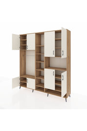 Hyperion Dolap 18 Raflı 8 Kapaklı Tek Askılı 220x44x243 - S553M051V24B