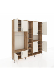 Hyperion Dolap 18 Raflı 8 Kapaklı Tek Askılı 220x44x243 - S553M051V24B