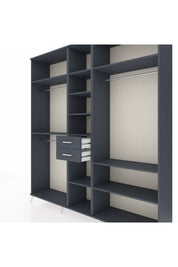 Hyperion Dolap 10 Raflı 2 Çekmeceli 3 Askılı 220x44x243 - S553M052V17B