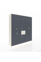 Hyperion Dolap 10 Raflı 2 Çekmeceli 3 Askılı 220x44x243 - S553M053V07B