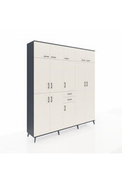 Hyperion Dolap 10 Raflı 2 Çekmeceli 3 Askılı 220x44x243 - S553M053V13B