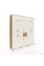 Hyperion Dolap 10 Raflı 2 Çekmeceli 3 Askılı 220x44x243 - S553M053V24B