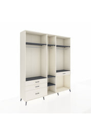 Hyperion Dolap 7 Raflı 4 Çekmeceli 3 Askılı 220x44x243 - S553M057V07B