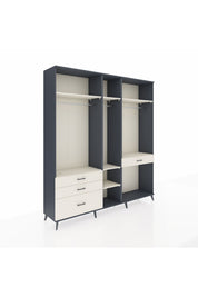Hyperion Dolap 7 Raflı 4 Çekmeceli 3 Askılı 220x44x243 - S553M057V13B