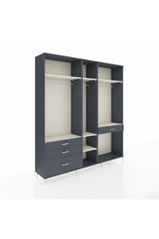 Hyperion Dolap 7 Raflı 4 Çekmeceli 3 Askılı 220x44x243 - S553M057V14B