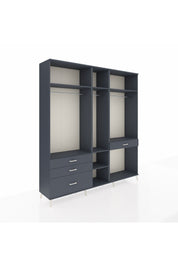 Hyperion Dolap 7 Raflı 4 Çekmeceli 3 Askılı 220x44x243 - S553M057V17B