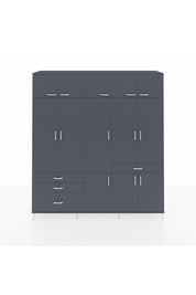 Hyperion Dolap 8 Raflı 4 Çekmeceli 3 Askılı 220x44x243 - S553M058V17B