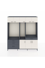 Hyperion Dolap 8 Raflı 4 Çekmeceli 3 Askılı 220x44x243 - S553M059V14B