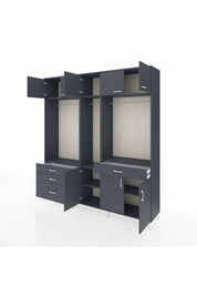 Hyperion Dolap 8 Raflı 4 Çekmeceli 3 Askılı 220x44x243 - S553M059V17B