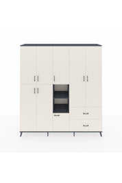 Hyperion Dolap 12 Raflı 2 Çekmeceli Tek Askılı 220x44x243 - S553M063V13B