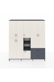 Hyperion Dolap 12 Raflı 2 Çekmeceli Tek Askılı 220x44x243 - S553M063V14B