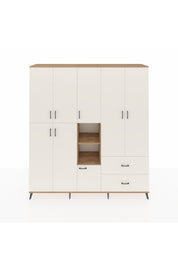 Hyperion Dolap 12 Raflı 2 Çekmeceli Tek Askılı 220x44x243 - S553M063V22B