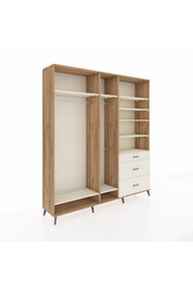Hyperion Dolap 9 Raflı 3 Çekmeceli 3 Askılı 220x44x243 - S553M064V22B