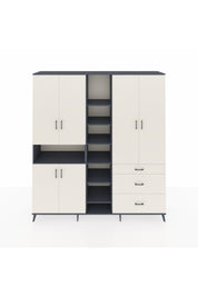Hyperion Dolap 13 Raflı 3 Çekmeceli 6 Kapaklı 220x44x243 - S553M065V13B