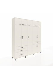 Hyperion Dolap 11 Raflı 4 Çekmeceli 2 Askılı 220x44x243 - S553M055V04B