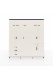 Hyperion Dolap 11 Raflı 4 Çekmeceli 2 Askılı 220x44x243 - S553M055V13B