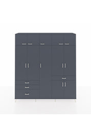 Hyperion Dolap 11 Raflı 4 Çekmeceli 2 Askılı 220x44x243 - S553M055V17B