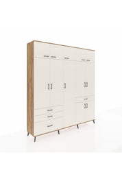Hyperion Dolap 11 Raflı 4 Çekmeceli 2 Askılı 220x44x243 - S553M055V22B