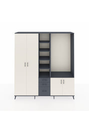 Hyperion Dolap 13 Raflı 3 Çekmeceli 4 Kapaklı 220x44x243 - S553M066V14B