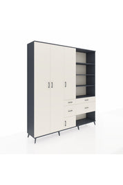 Hyperion Dolap 14 Raflı 4 Çekmeceli 4 Kapaklı 220x44x243 - S553M068V13B