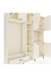 Hyperion Dolap 11 Raflı Tek Çekmeceli 7 Kapaklı 220x44x243 - S553M069V04B