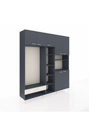Hyperion Dolap 11 Raflı Tek Çekmeceli 7 Kapaklı 220x44x243 - S553M069V16B