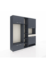 Hyperion Dolap 12 Raflı Tek Çekmeceli 8 Kapaklı 220x44x243 - S553M070V16B