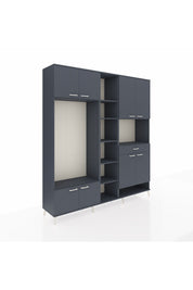 Hyperion Dolap 12 Raflı Tek Çekmeceli 8 Kapaklı 220x44x243 - S553M070V17B