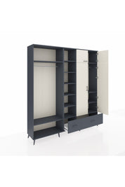 Hyperion Dolap 12 Raflı 2 Çekmeceli 2 Askılı 220x44x243 - S553M072V14B