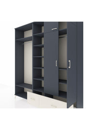 Hyperion Dolap 12 Raflı 2 Çekmeceli 2 Askılı 220x44x243 - S553M072V16B