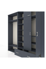 Hyperion Dolap 12 Raflı 2 Çekmeceli 2 Askılı 220x44x243 - S553M072V17B
