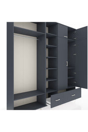 Hyperion Dolap 12 Raflı 2 Çekmeceli 2 Askılı 220x44x243 - S553M072V17B