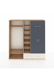 Hyperion Dolap 12 Raflı 2 Çekmeceli 2 Askılı 220x44x243 - S553M072V25B