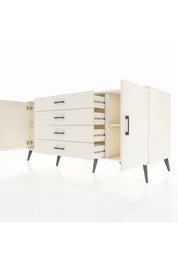 Kronos Konsol 2 Raflı 4 Çekmeceli 2 Kapaklı 176x59x83 - S610M001V04C