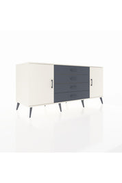 Kronos Konsol 2 Raflı 4 Çekmeceli 2 Kapaklı 176x59x83 - S610M001V05C