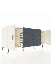 Kronos Konsol 2 Raflı 4 Çekmeceli 2 Kapaklı 176x59x83 - S610M001V05C