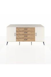Kronos Konsol 2 Raflı 4 Çekmeceli 2 Kapaklı 176x59x83 - S610M001V06C