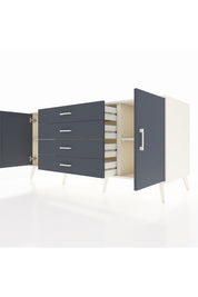 Kronos Konsol 2 Raflı 4 Çekmeceli 2 Kapaklı 176x59x83 - S610M001V08C