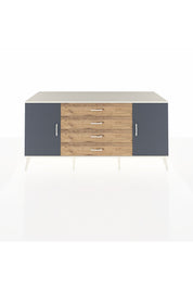Kronos Konsol 2 Raflı 4 Çekmeceli 2 Kapaklı 176x59x83 - S610M001V09C
