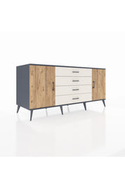 Kronos Konsol 2 Raflı 4 Çekmeceli 2 Kapaklı 176x59x83 - S610M001V10C